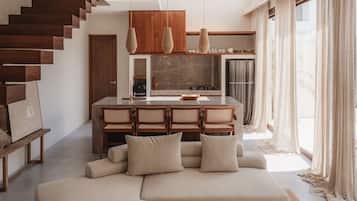 Villa, 1 Bedroom | Living room | 43-inch TV with cable channels