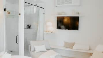 Classic Studio | Individually decorated, individually furnished, desk, iron/ironing board