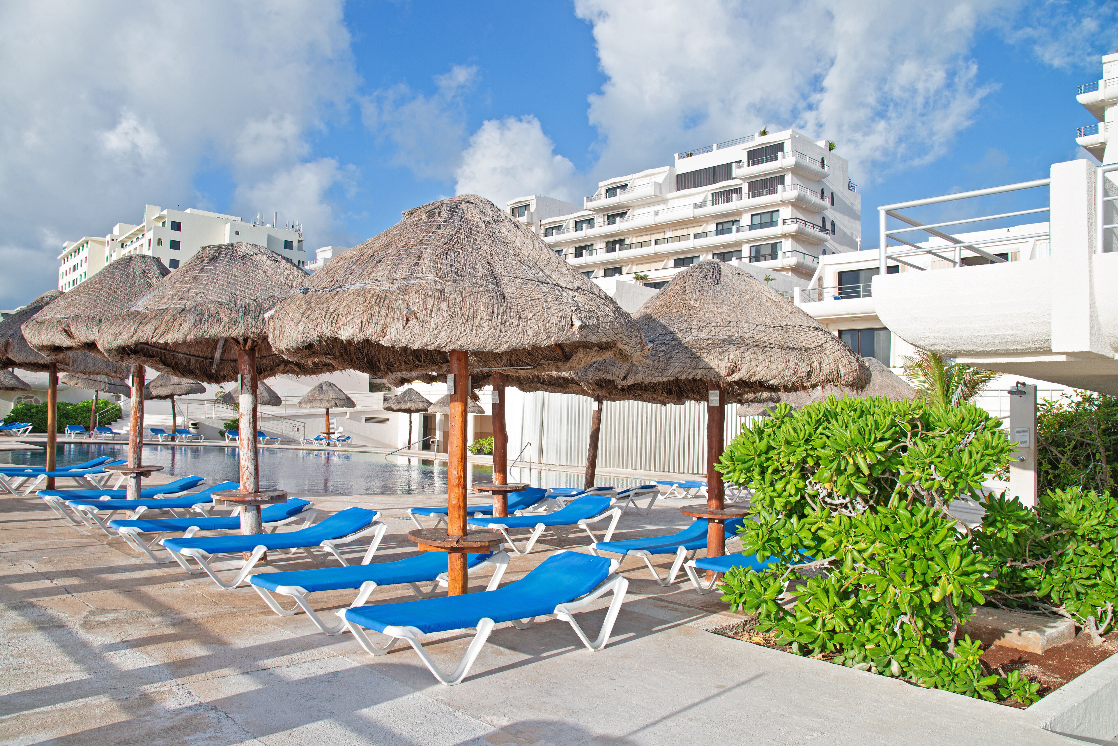 On the beach, white sand