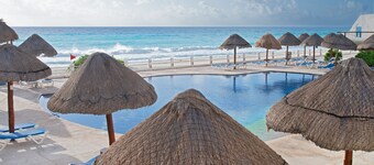 Oceanfront white sand beach condo 