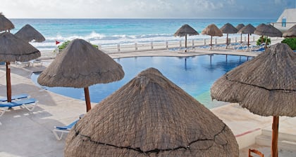 Oceanfront white sand beach condo