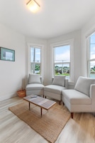 Classic Apartment | Living area | 40-inch flat-screen TV with digital channels