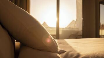 Draps en coton égyptien, literie de qualité supérieure, surmatelas