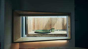 Standard Villa -Spa- | Bathroom | Separate tub and shower, hydromassage showerhead, hair dryer, slippers