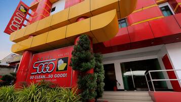 Façade de l’hébergement