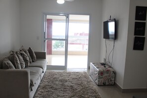 Apartment | Living area - Av. Anchieta 1636 (Bertioga)