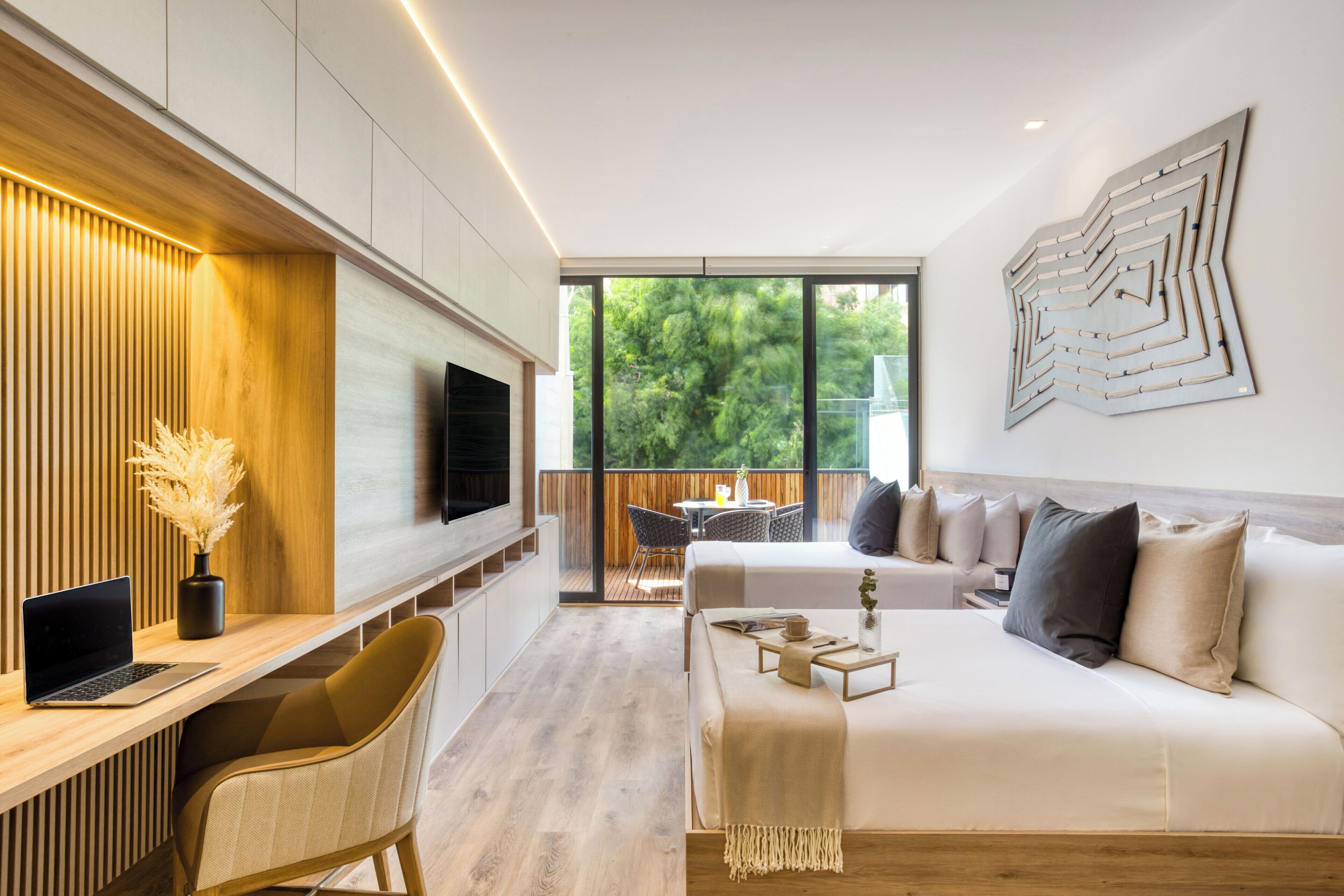 Executive Studio with a Private Balcony | Premium bedding, in-room safe, individually decorated