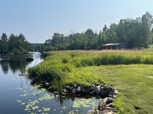 Whitney cabin located on the Madawaska river just outside of Algonquin park