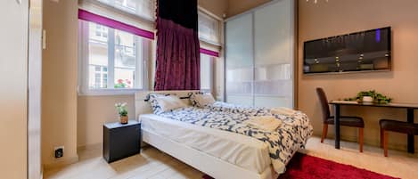 Suite estudio Gallery | 2 habitaciones, decoración personalizada y muebles diferentes