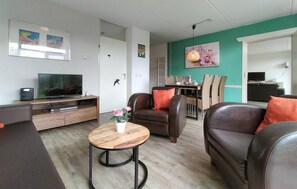 TV, DVD player, stereo - Lovely home in Vlagtwedde with kitchen (Vlagtwedde)