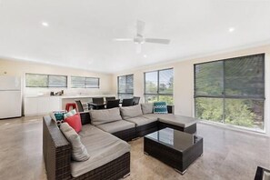 Living area - Spacious, modern designed private apartment (Boreen Point)