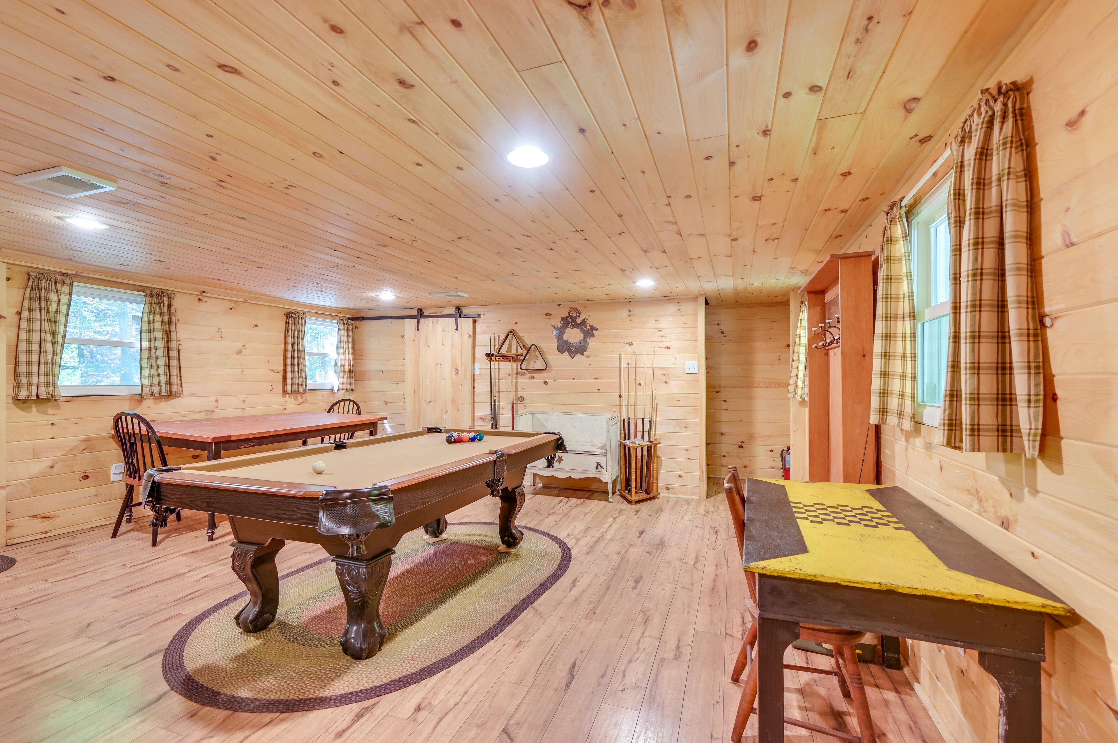 Serene Centre Hall Cabin w/ Stream On-Site!