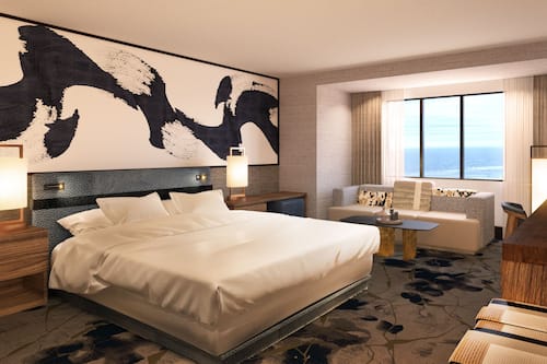 Pillowtop beds, in-room safe, laptop workspace, blackout drapes