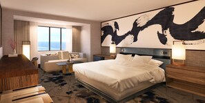 Pillowtop beds, in-room safe, laptop workspace, blackout drapes - Nobu Hotel at Caesars Atlantic City  (Atlantic City)