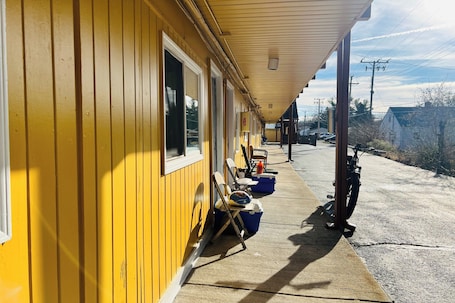 Detalle exterior. Clayton House Motel