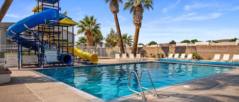 Indoor pool, a heated pool
