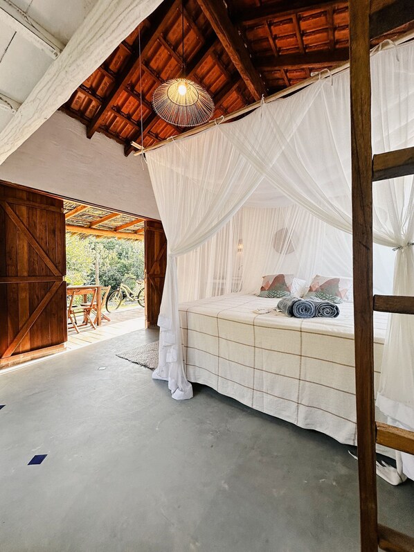 Chalet | 1 habitación, sábanas de algodón egipcio y ropa de cama de alta calidad 