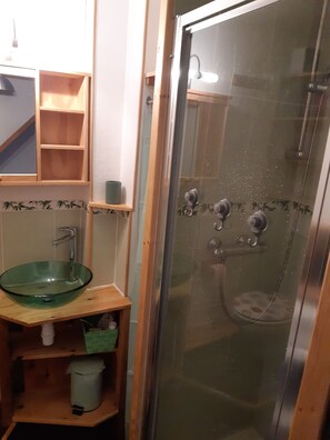 Douche, sèche-cheveux, papier toilette