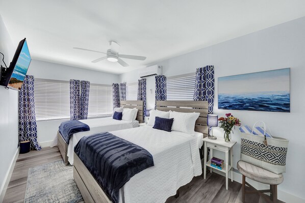 4 bedrooms, desk, iron/ironing board, free WiFi