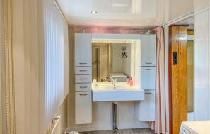 Shower, hair dryer