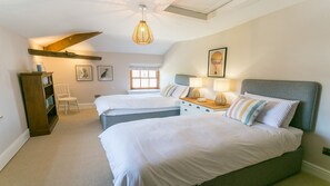 5 bedrooms, iron/ironing board, travel cot, free WiFi