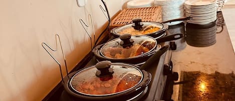Free daily local cuisine breakfast
