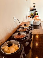 Free daily local cuisine breakfast