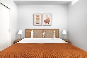 1 室のベッドルーム、アイロン / アイロン台、WiFi、ベッドシーツ