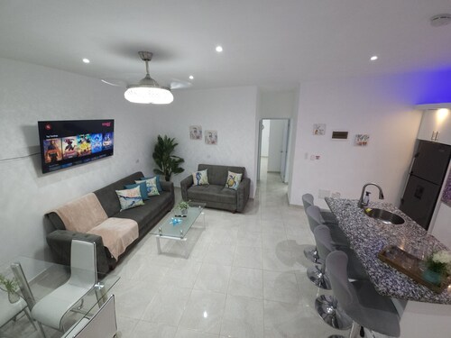 A modern stay at The Blue Reef Samaná #T
Beaches in town and all around province