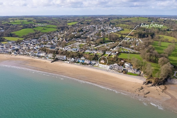 Ruby Cottage - Beachside Cottage With Views - Coppet Hall Beach