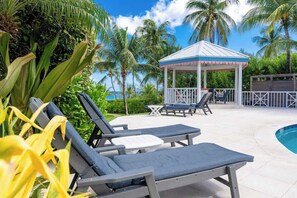 Terrace/patio - Ocean View 2 BR & Pool - Coconut Bay Villas #116 (West Bay)