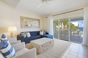 TV, offices - Ocean View 2 BR & Pool - Coconut Bay Villas #116 (West Bay)