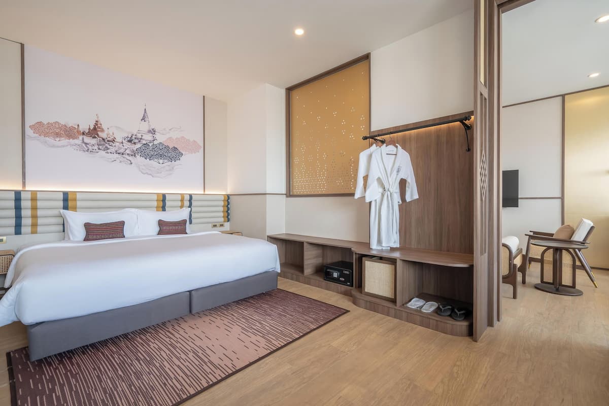 1 slaapkamer, lakens van Egyptisch katoen, luxe beddengoed