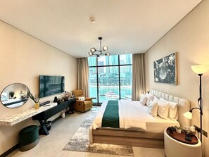 1 غرفة نوم وخزنة داخل الغرفة ومكواة/لوح كي وواي فاي مجانًا