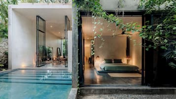 4 chambres, bureau, fer et planche à repasser, lit parapluie