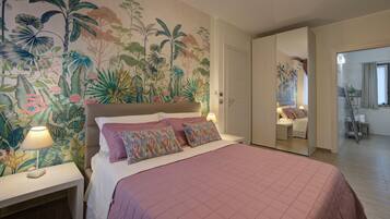 Deluxe Double Room, 1 Bedroom, Mountain View | Premium bedding, down duvets, memory-foam beds, individually decorated