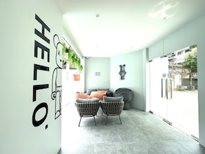 Lobby sitting area