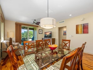 Dining - Spacious 3 BR W/Lanai and Kitchen - Hali'i Kai 3E (WAIKOLOA)