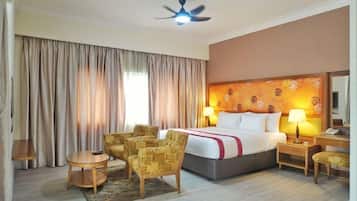 Premier Room, 1 Katil Raja (King) | Peralatan tempat tidur hipoalergenik