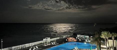 Una piscina riscaldata