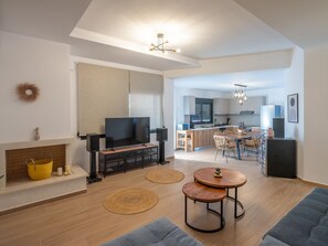 Älytelevisio, takka, stereot