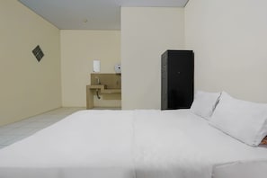 Kahden hengen standard-huone | Kannettavalle tietokoneelle sopiva työtila, ilmainen Wi-Fi