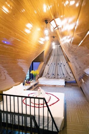Deluxe-Bungalow | 1 Schlafzimmer, individuell dekoriert, individuell eingerichtet