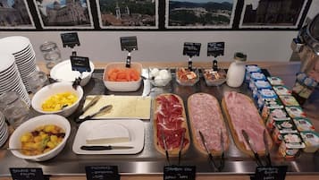 Daily buffet breakfast for a fee