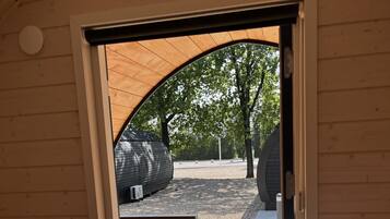 Luksus-hytte - eget badeværelse (4 guests) | Udsigt fra værelset