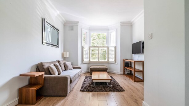 Basic Apartment, 1 King Bed | Living area - Charming Wandsworth Common Flat (London)