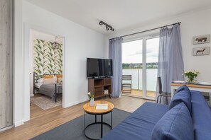 Apartment, 1 Schlafzimmer, Sauna | Wohnzimmer