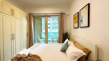 1 bedroom, desk, iron/ironing board, WiFi