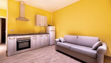 Appartamento, 1 camera da letto, accessibile ai disabili, balcone | Area soggiorno