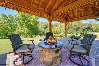 Serene Ava Countryside Home w/ Deck & Fire Pit